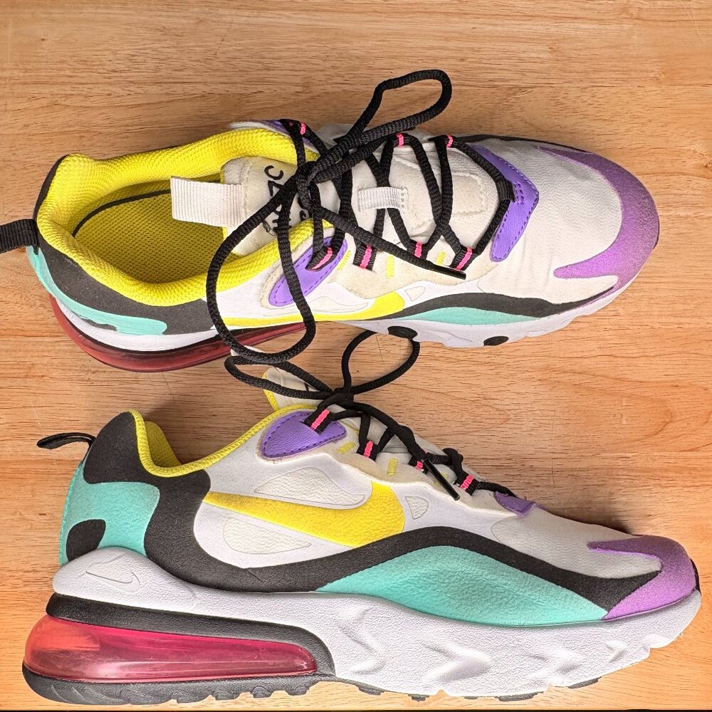 Nike Air Max React ‘Geometric Abstract’ | White M… - image 8